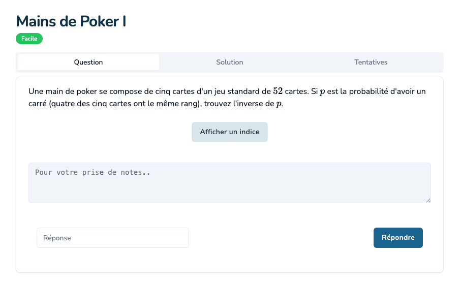 Example of a quant interview question on Quanteaser